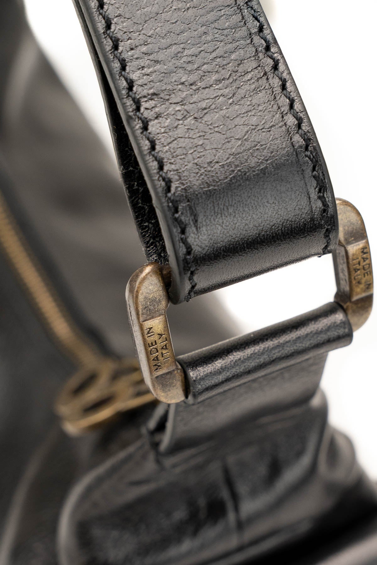 Sac Porté-Épaule Sandi Vintage - Noir
