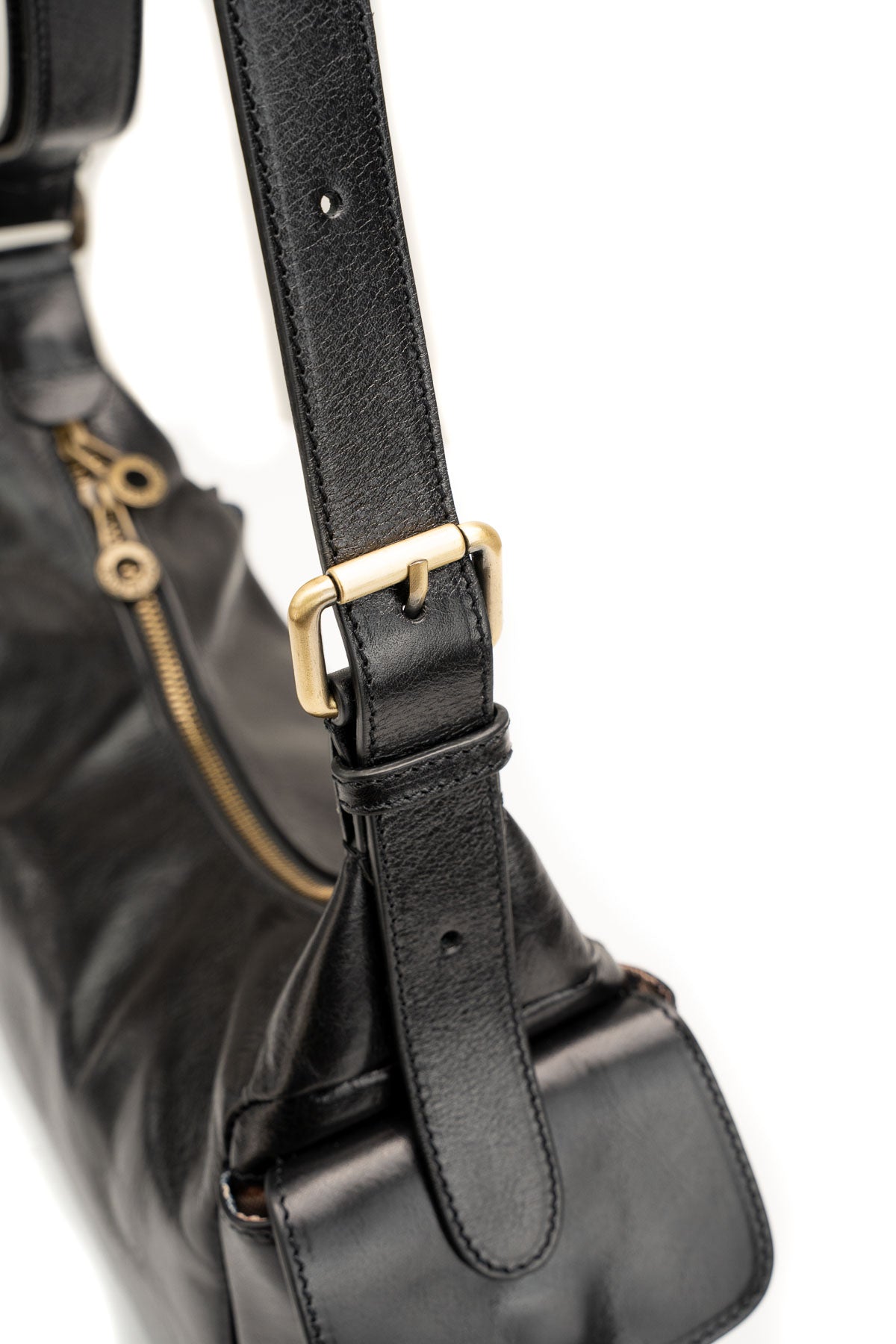 Sac Porté-Épaule Sandi Vintage - Noir