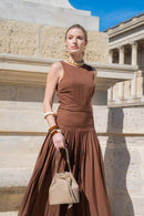 Sac Bandouliere Siesta Suede - Taupe