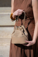 Sac Bandouliere Siesta Suede - Taupe