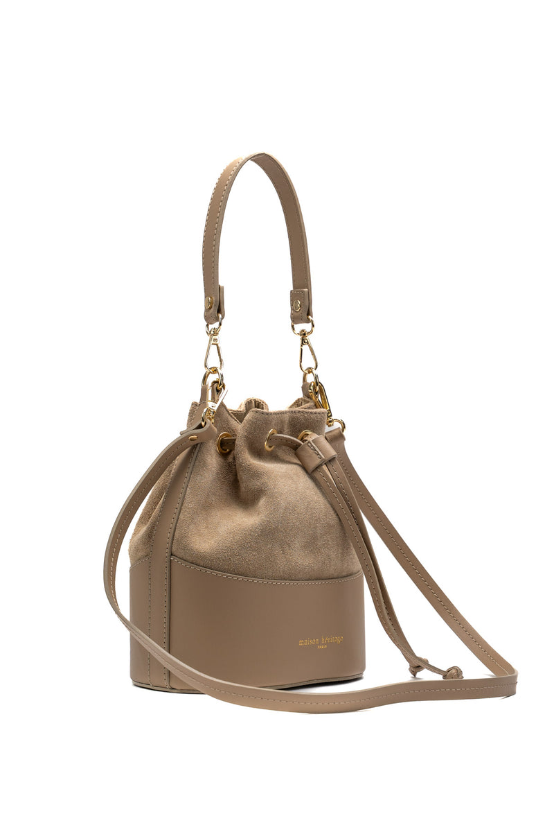 Sac Bandouliere Siesta Suede - Taupe