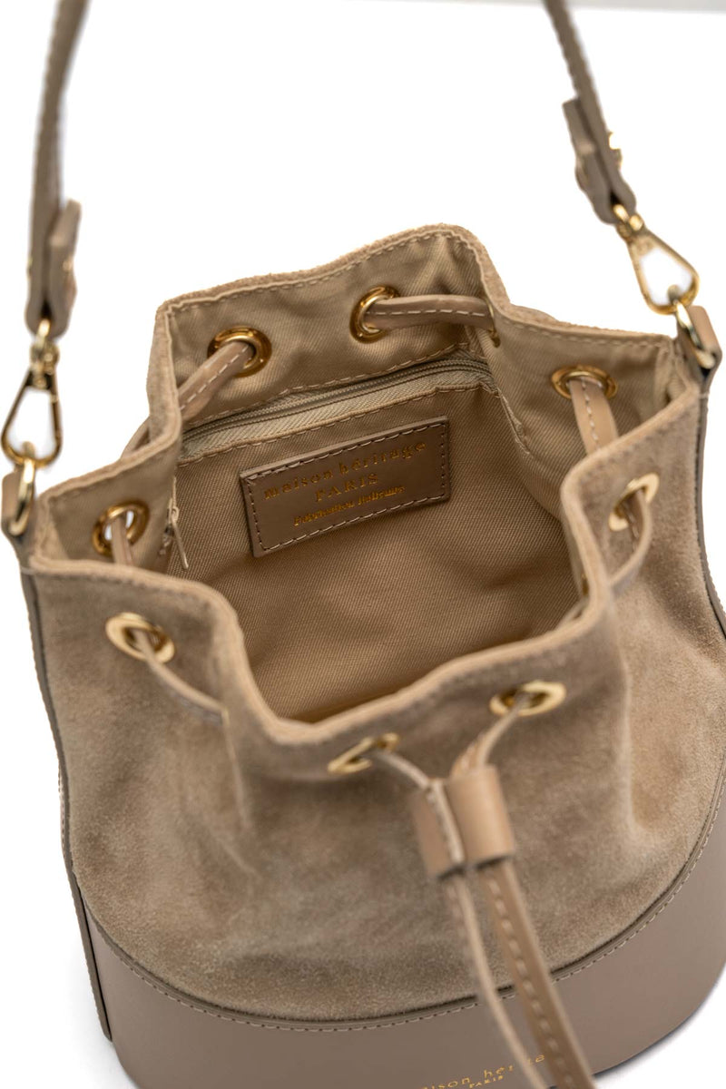 Sac Bandouliere Siesta Suede - Taupe