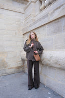 Bolso de mano Skadi Graine - Camel oscuro