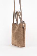 Sac À Main Skadi Suede - Taupe