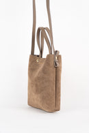 Skadi Suede Handbag - Taupe