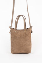 Sac À Main Skadi Suede - Taupe