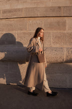 Sac À Main Skadi Suede - Taupe
