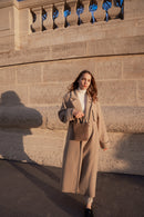 Skadi Suede Handbag - Taupe