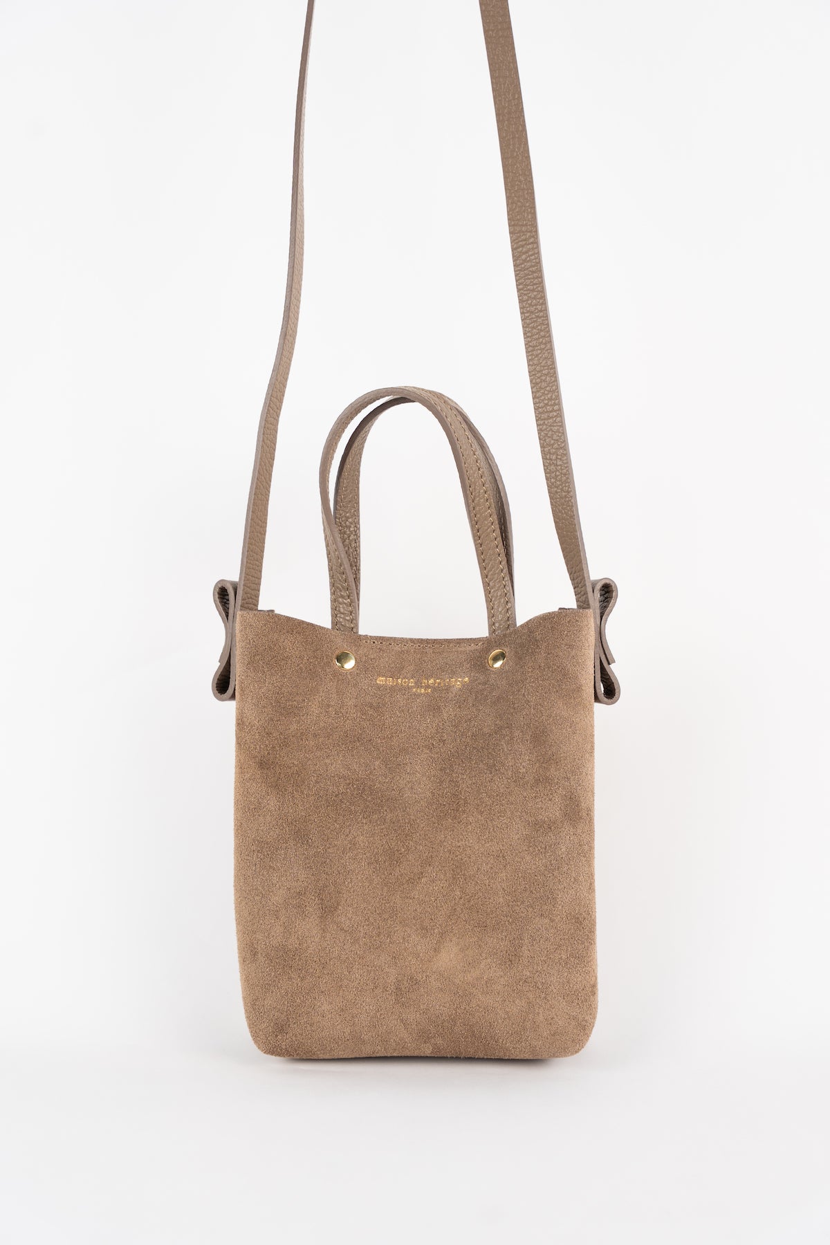 Sac À Main Skadi Suede - Taupe