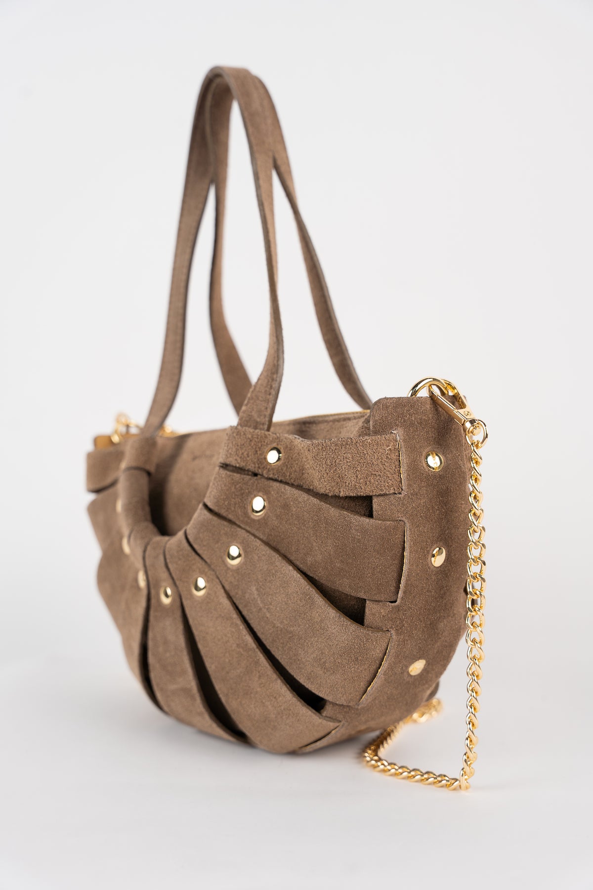 Sac À Main Sparti Suede - Taupe