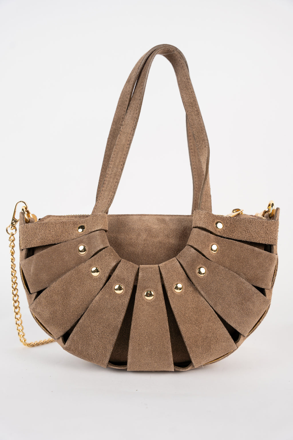 Sac À Main Sparti Suede - Taupe