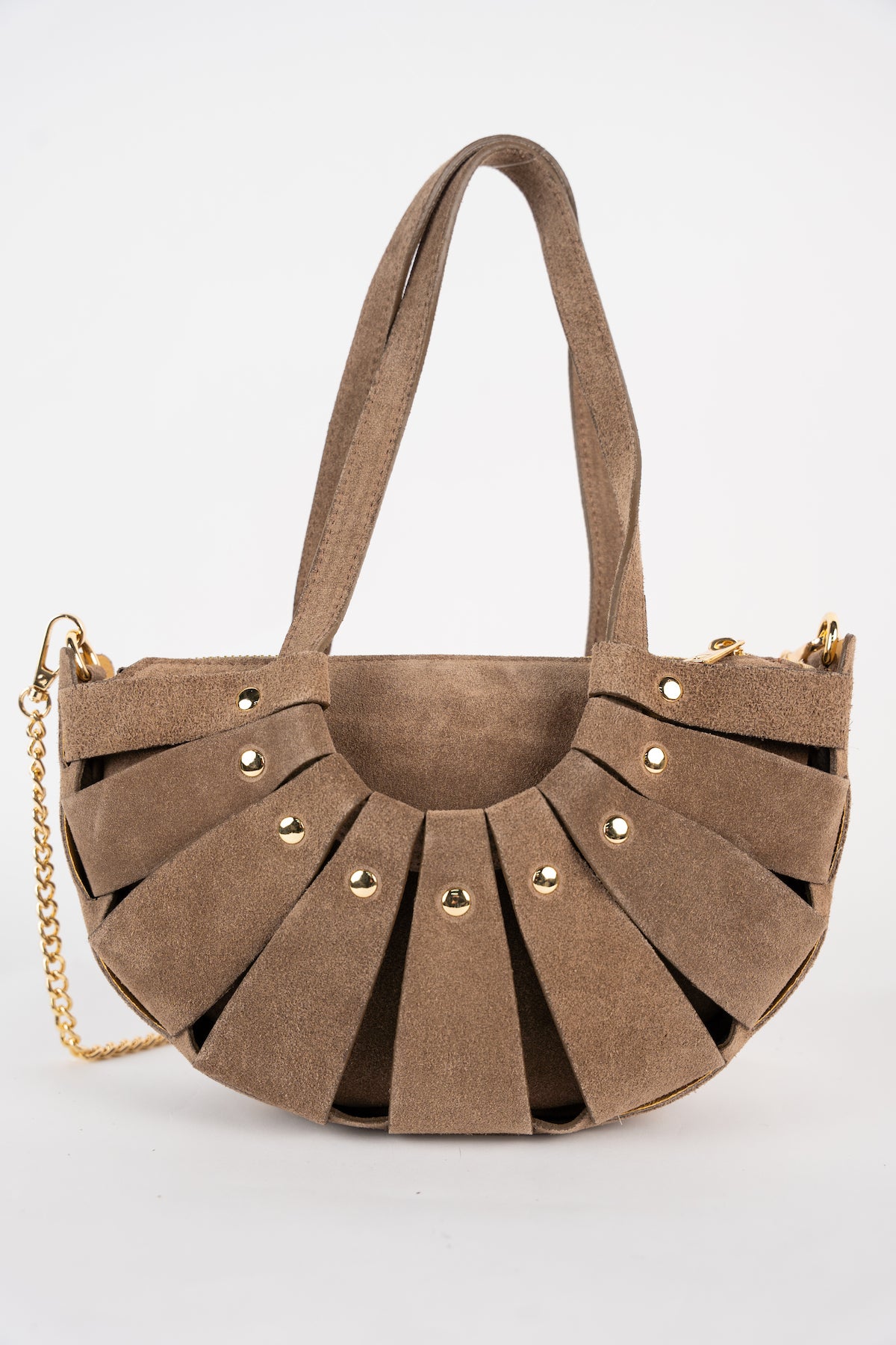 Sac À Main Sparti Suede - Taupe