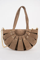 Sac À Main Sparti Suede - Taupe