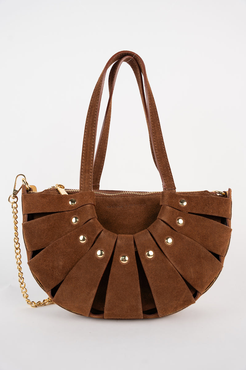Sac À Main Sparti Suede - Marron
