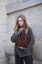 Sac À Main Sparti Suede - Marron