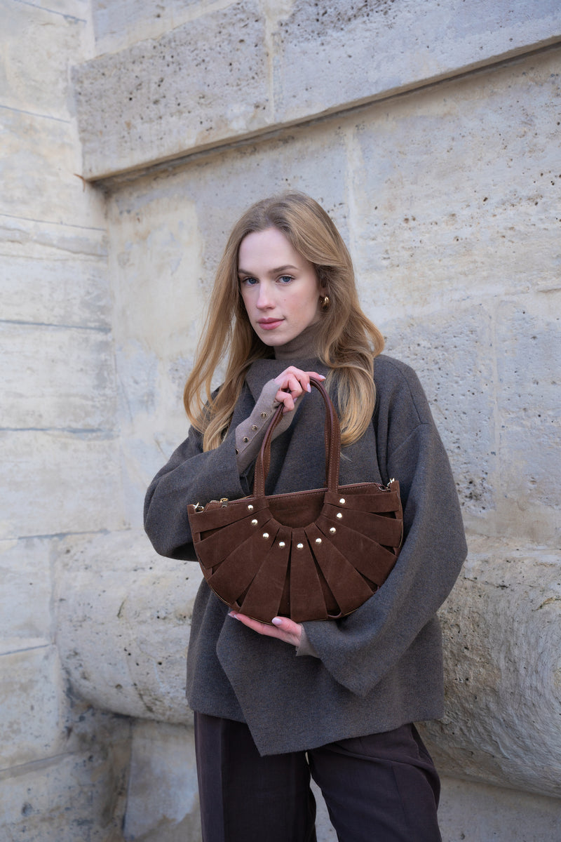 Sac À Main Sparti Suede - Marron