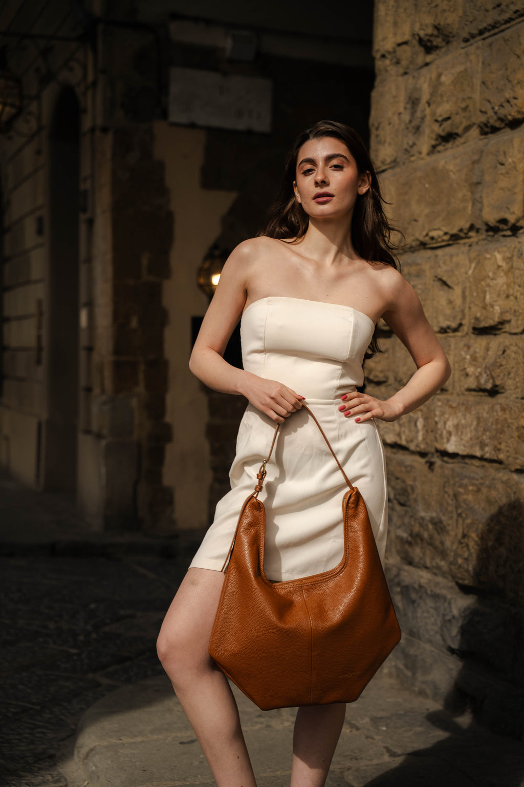 Sac Porte Epaule Vita - Camel