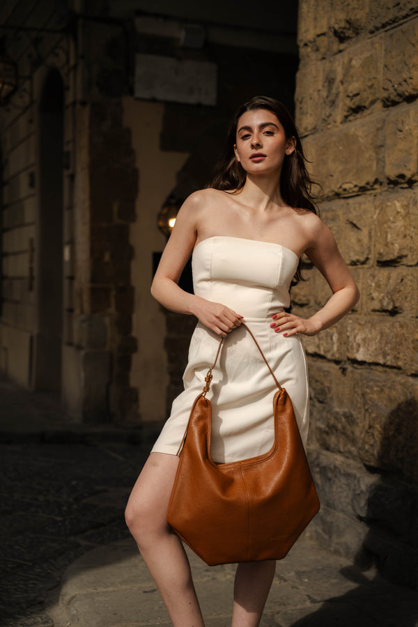 Bolso bandolera Vita - Camel