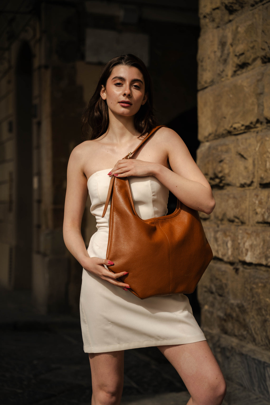 Sac Porte Epaule Vita - Camel