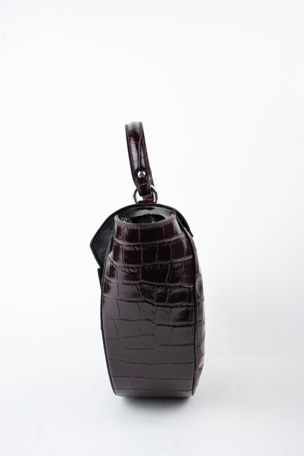 Borsa a mano Votti Croco - Bordeaux