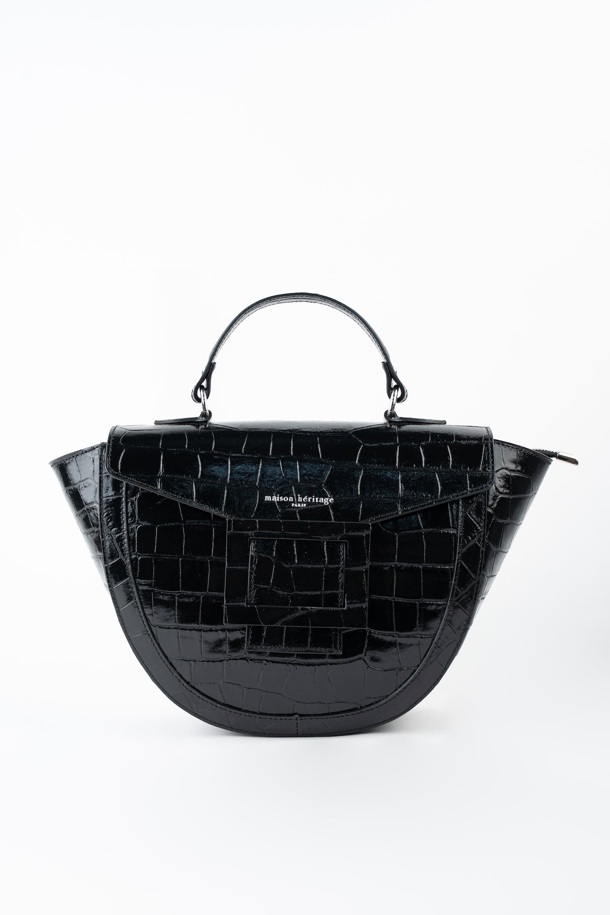 Sac À Main Votti Croco - Noir