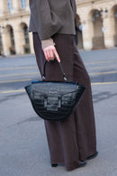 Bolso de mano Votti Croco - Negro