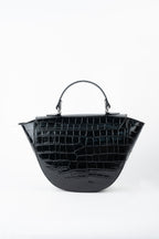Sac À Main Votti Croco - Noir