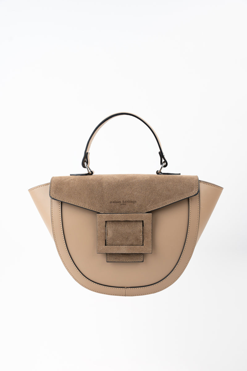 Sac À Main Votti Suede - Taupe