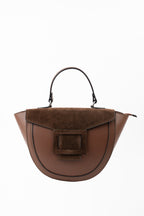 Sac À Main Votti Suede - Marron