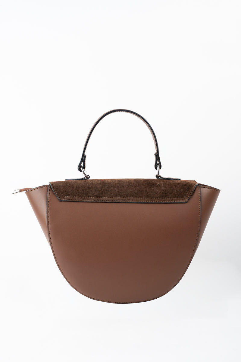Sac À Main Votti Suede - Marron