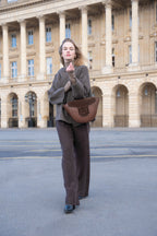 Sac À Main Votti Suede - Marron
