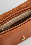 Sac Besace Tex Suede - Camel