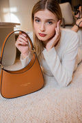 Shoulder Bag Aline - Dark Camel