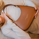 Bolso De Hombro Aline - Camel Oscuro
