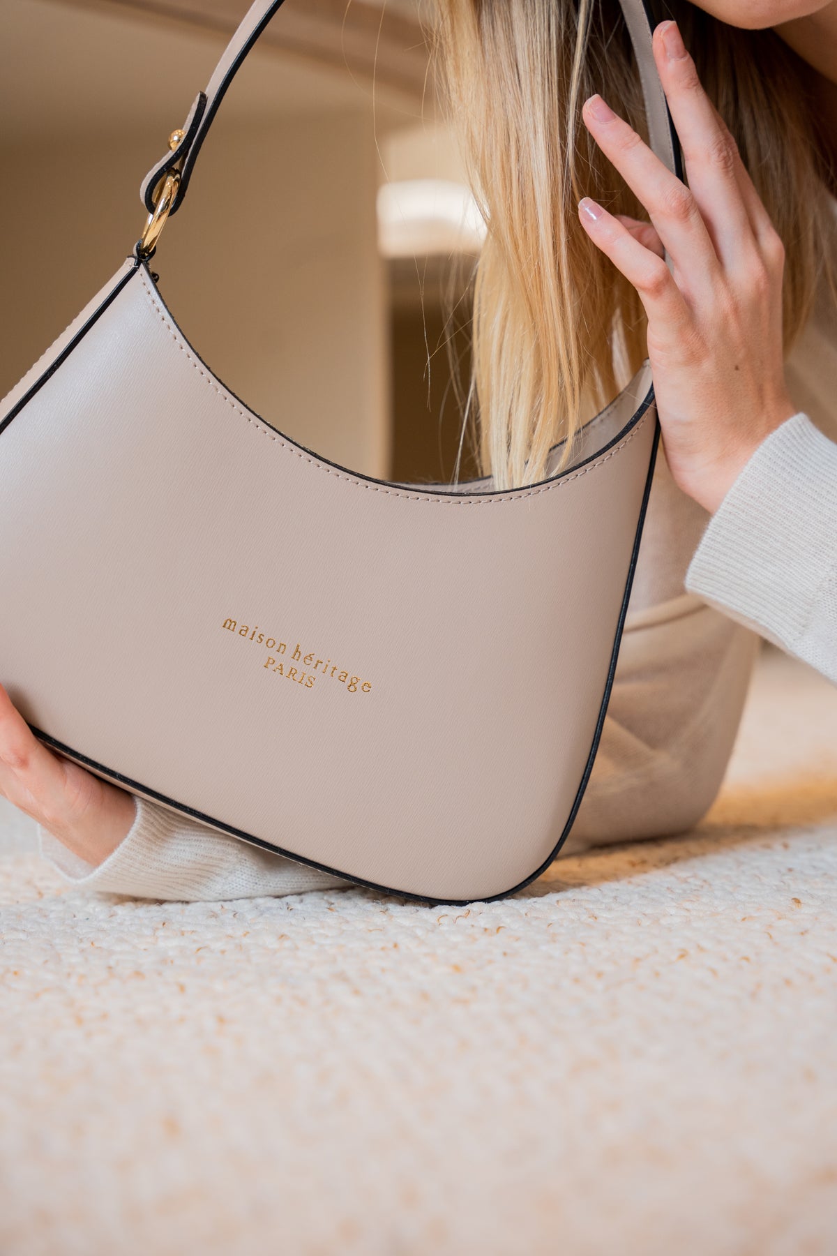 Bolso de hombro Aline - Taupe