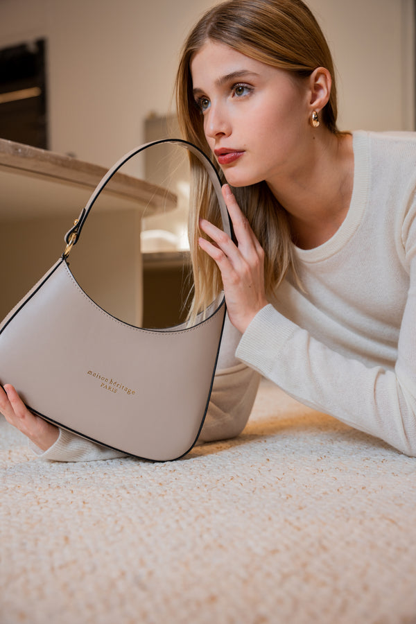 Bolso de hombro Aline - Taupe