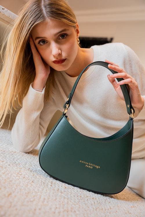 Sac Porte Epaule Aline - Vert Olive