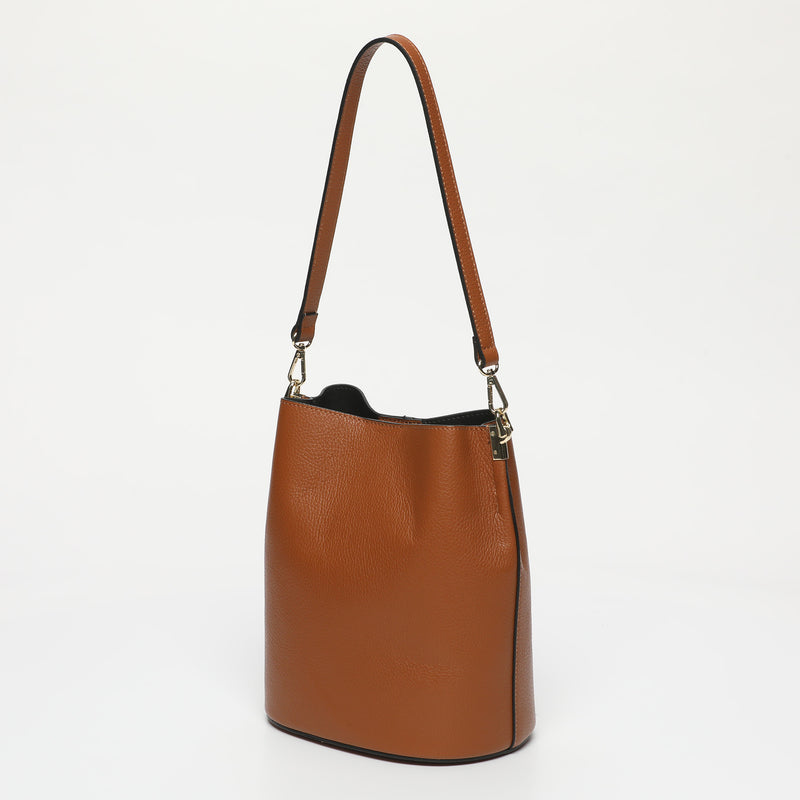 Sac A Main Bruna Graine - Camel