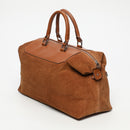 Diego Suede Travel Bag - Camel