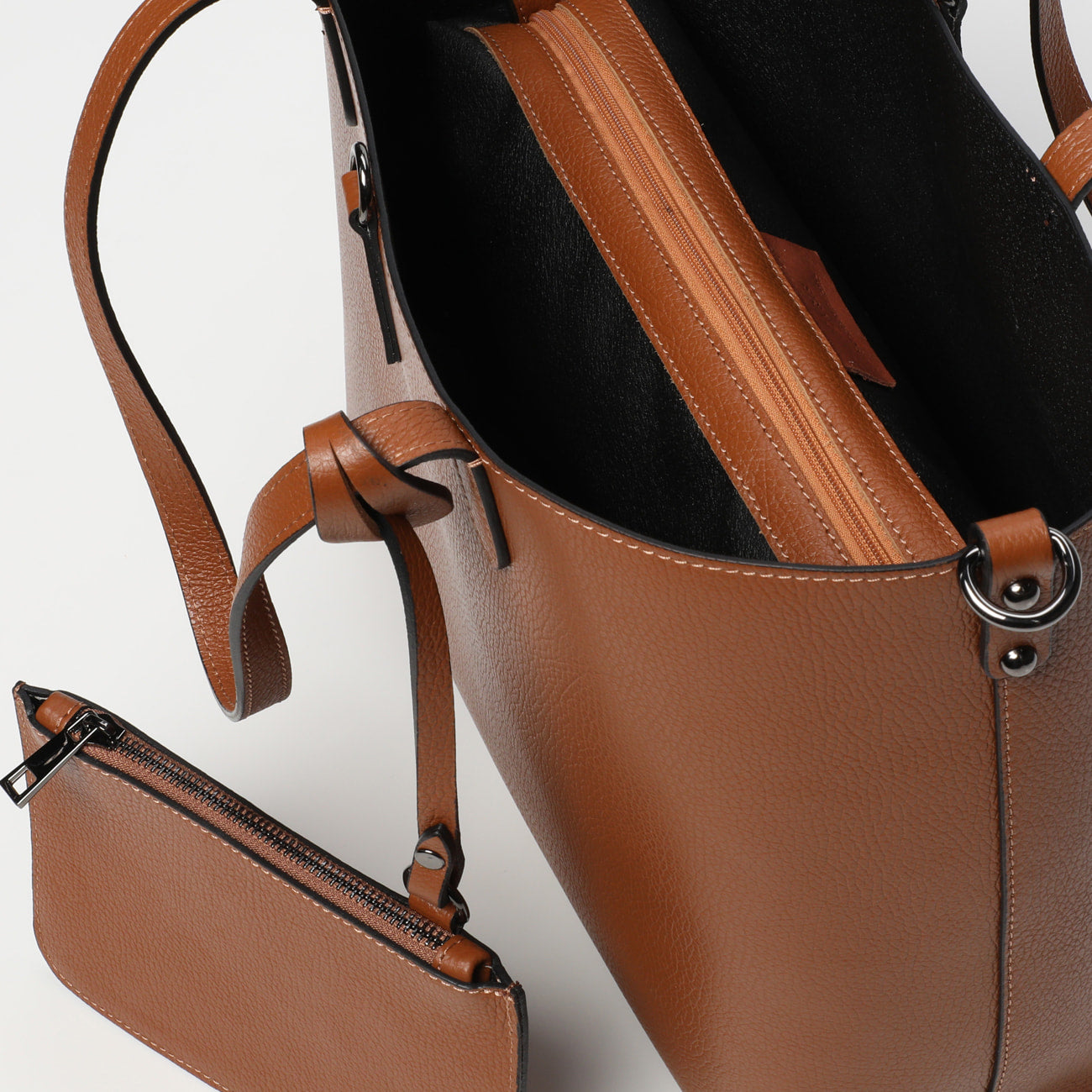 Sac Porté-Épaule Elix - Camel Fonce