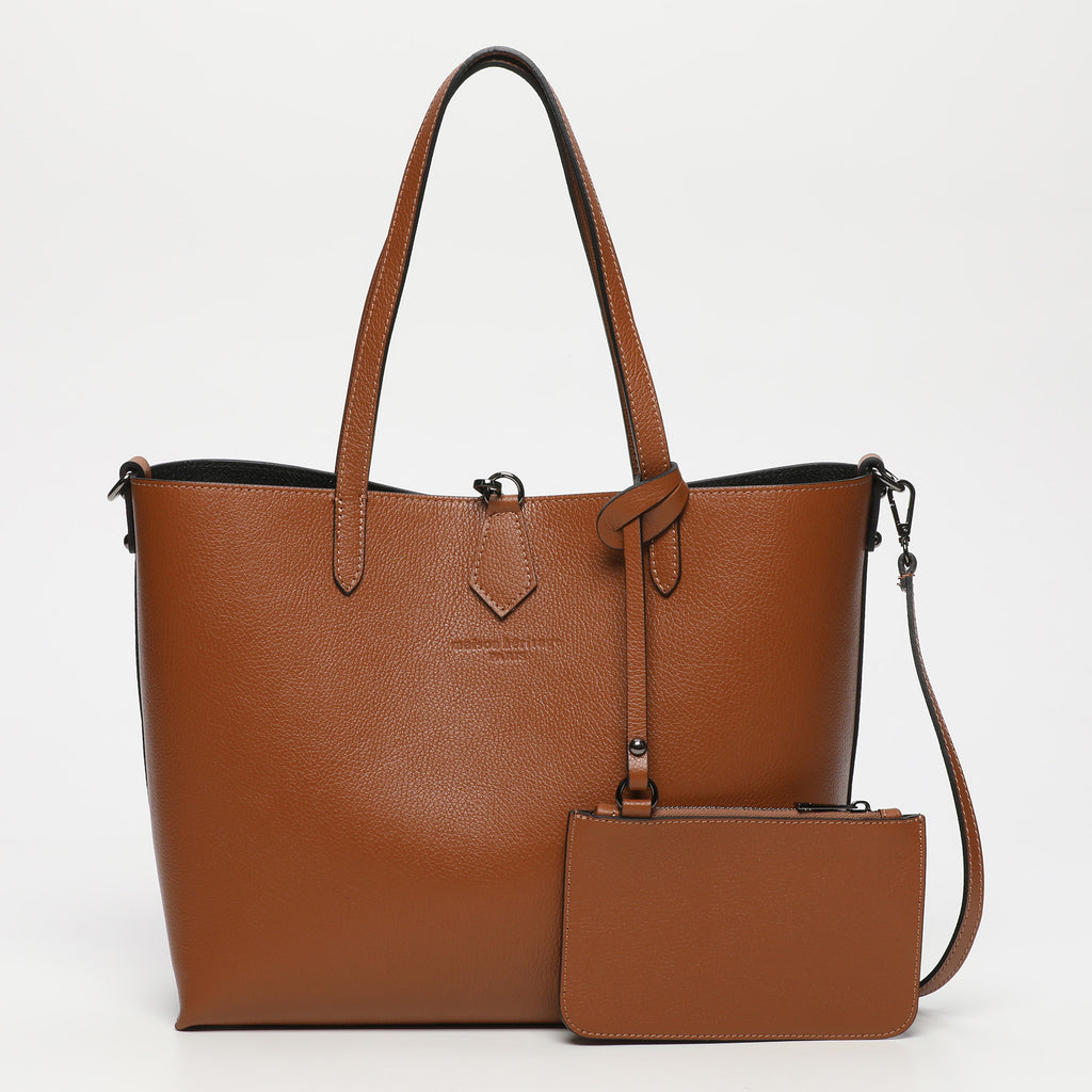 Sac Porté-Épaule Elix - Camel Fonce