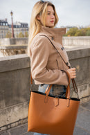 Sac Porté-Épaule Elix - Camel Fonce
