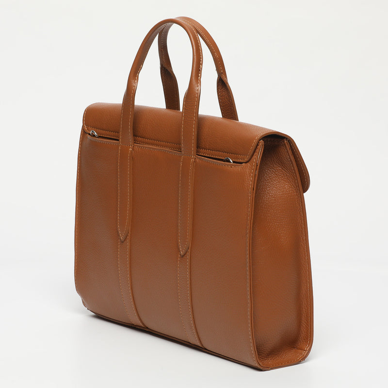 Porte-Documents Emilie - Camel Fonce