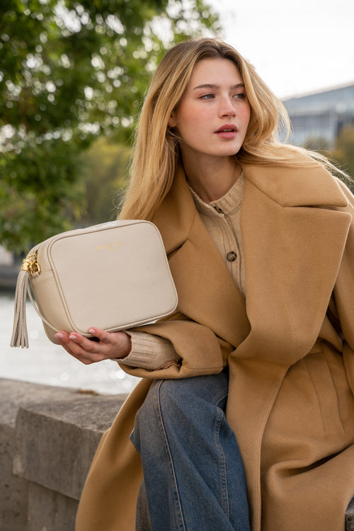 Sac Bandouliere  Grand Gaby - Beige