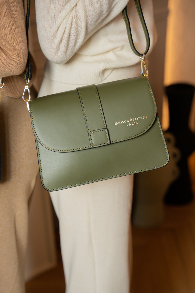 Sac Porte Epaule Ligou - Vert Militaire