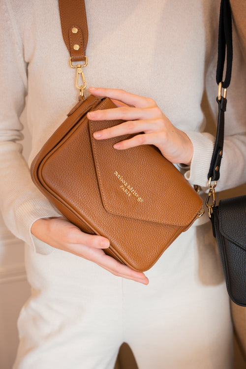 Sac Bandouliere Mariam - Camel Fonce