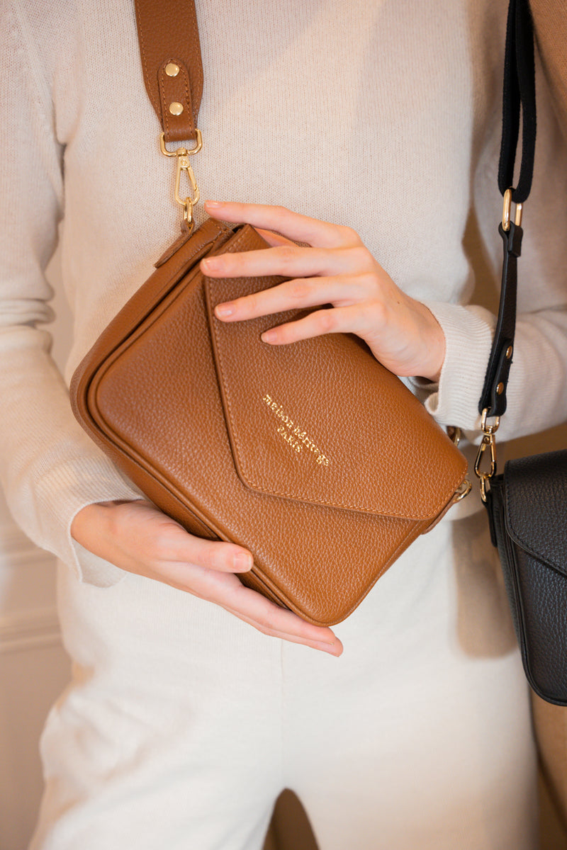 Sac Bandouliere Mariam - Camel Fonce