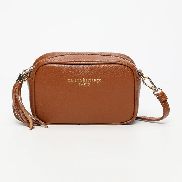 Bolso Bandolera Mini Gaby - Camel Oscuro
