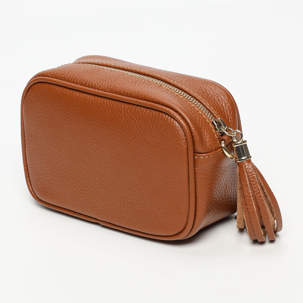 Bolso Bandolera Mini Gaby - Camel Oscuro