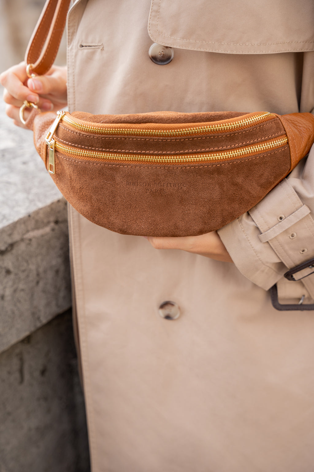 Sac Banane Mouki - Camel Fonce